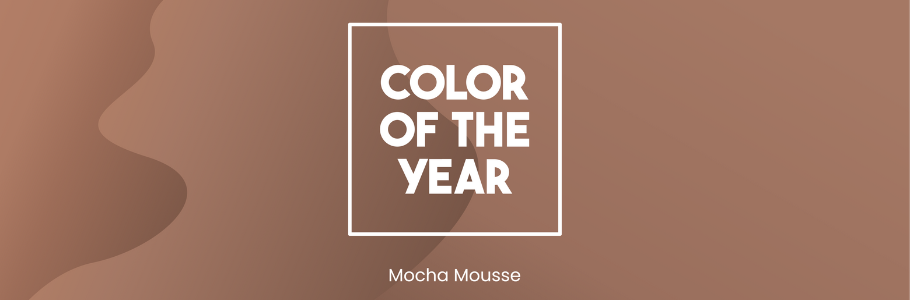 Líčení v barvě roku 2025 Mocha Mousse